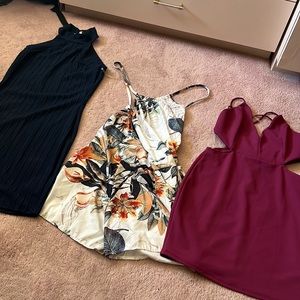Three dresses for the price of one- ALL NEVER BEEN WORN AND HAVE TAGS